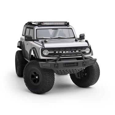 Imagem de SPYMINNPOO Controle Remoto RC, Carro de Controle Remoto de Escala 1:18 de 2,4 GHz Com Luzes e Caminhão Off-road de Cruzeiro, Veículo de Brinquedo de Escalada Elétrico, Presentes para (Cinza Prateado)