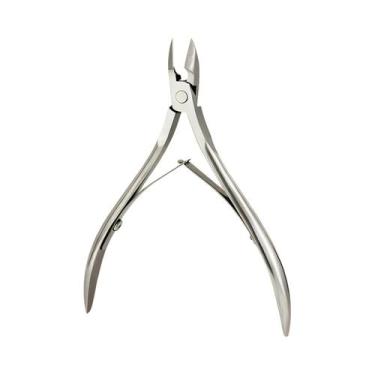 Imagem de Tesoura Profissional Para Cutículas Bege Claro, Ferramenta De Precisão