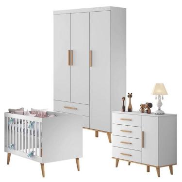 Imagem de Quarto De Bebê Ludmila Branco Bétula – Carolina