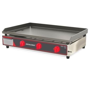 Imagem de Chapa Bifeteira A Gás Light Metalcubas Cbg1000l área 100x52,5cm Chapa 6,4mm Inox 12030g(10327)
