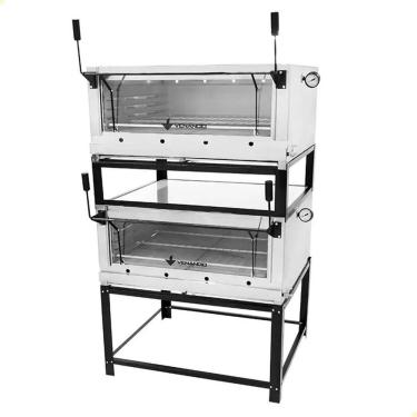 Imagem de Forno Venâncio Industrial Duplo A Gás Roma Inox Firidi90-firids90