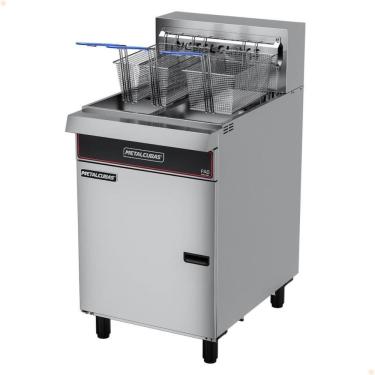 Imagem de Fritador Industrial Elétrico Metalcubas Fao 3c Duplo Zona Fria água E óleo 380v Trifásico 45l