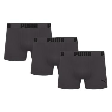 Imagem de Kit 3 Cuecas Boxer Puma Sem Costura Masculino