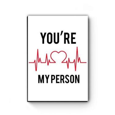 Imagem de Quadro decorativo MDF Greys Anatomy Person - Artgeek