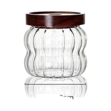 Imagem de Pote De Armazenamento De Alimentos Em Vidro Borossilicato Com Tampa De