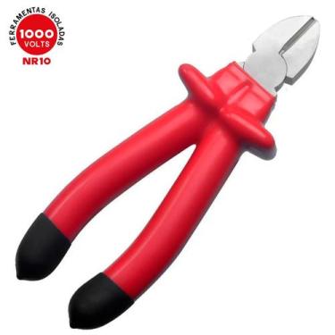 Imagem de Alicate Isolado 1000v Corte Diagonal 6' Eletricista - BOMVINK