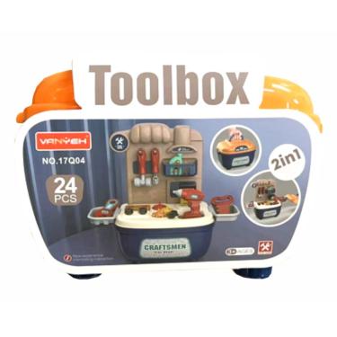 Imagem de Brinquedo Infantil Maleta de Ferramentas - 24 Peças