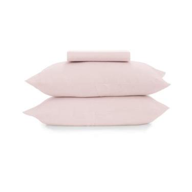 Imagem de Jogo de Cama Queen Malha Fio Penteado Altenburg Rosa, UN, Rosa