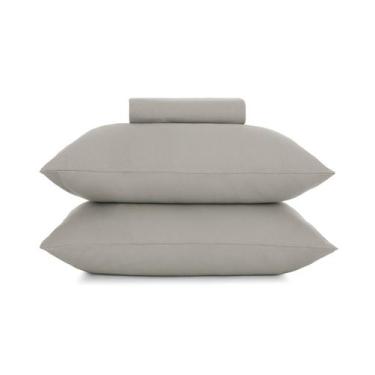 Imagem de Jogo de Cama Queen Malha Fio Penteado Altenburg Cinza, UN, Cinza