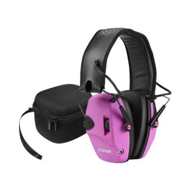 Imagem de Protetores Auriculares Eletrônicos Finos Com Redução De Ruído NNR22dB,