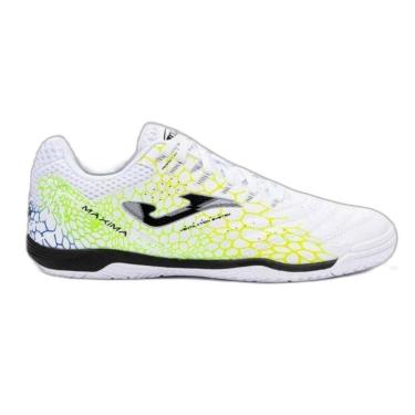 Imagem de Chuteira Joma Futsal Maxima - Masculina - Branco-Masculino