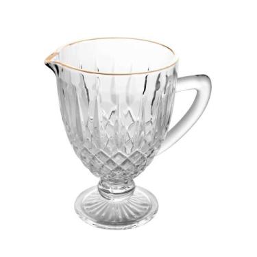 Imagem de Jarra Wolff Greek de Vidro com Fio Dourado 1L