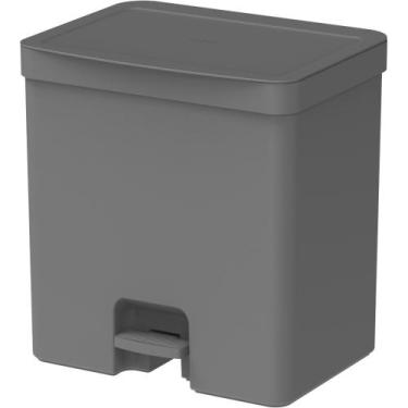 Imagem de Lixeira Pedal C/tampa Cozinha/banheiro Cesto/lixo 20L Simples / Duplo 