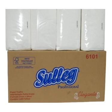 Imagem de Papel Toalha Folha Dupla Sulleg Interfolha Caixa Com 2400fls