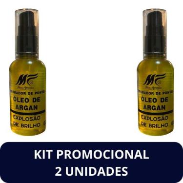 Imagem de Reparador de Pontas Minas Fórmula Óleo de Argan Vidro 60ml Kit 2 Unida