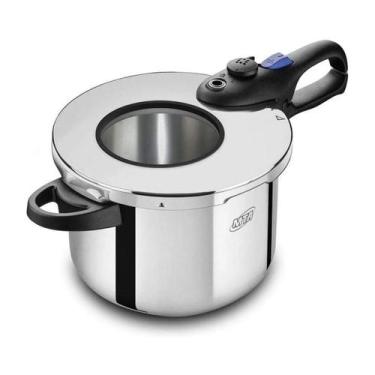 Imagem de Panela De Pressão 6 Litros Inox Fundo Triplo Grande Com Visor - MTA