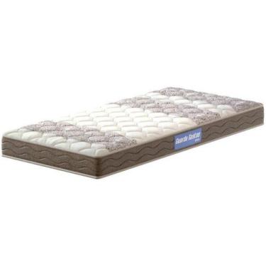Imagem de Colchão Solteiro Espuma D33 Guarda Costas Probel 14cm Bege/Marrom (88x