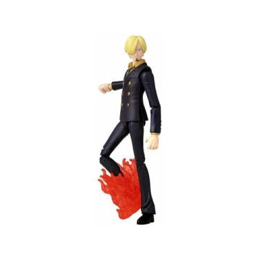 Imagem de Boneco Articulado Sanji de 16cm Colecionável - One Piece - Sunny Brinq