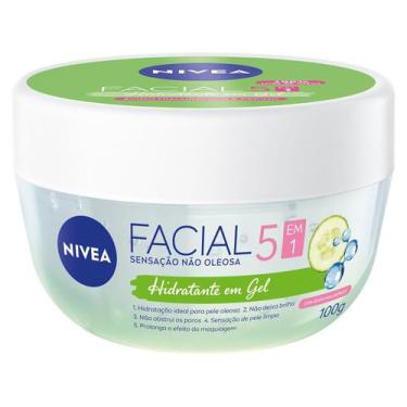 Imagem de Gel Hidratante 5 em 1 Facial Pele Oleosa 100g  Nívea - Beiersdorf, Sem