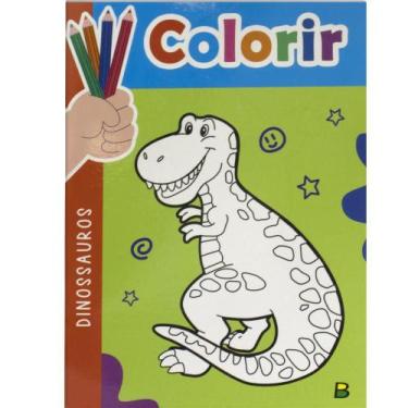 Imagem de Livro - Colorir (B): Dinossauros