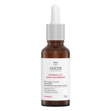 Imagem de Sérum Facial Adcos - Vitamina C 15 + Ácido Hialurônico 15ml-Unissex
