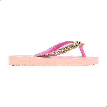 Imagem de Chinelo Infantil Havaianas Kids Slim Glitter II Blossom Rosa