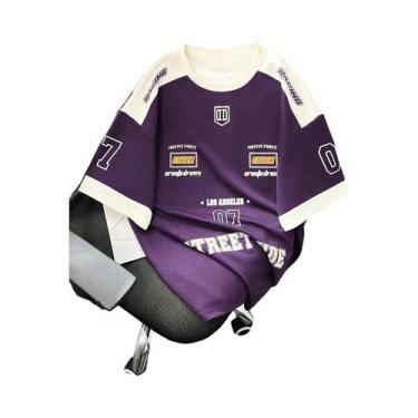 Imagem de Camiseta Masculina De Manga Curta Com Estampa 3D Verão 2025 Roupa Espo