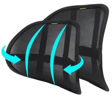 Imagem de Suporte lombar, suporte traseiro para cadeira de escritório, pacote co