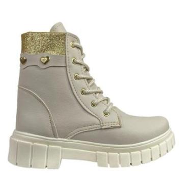 Imagem de Bota Coturno Infantil Feminina Cano Curto Guids 9608-Feminino