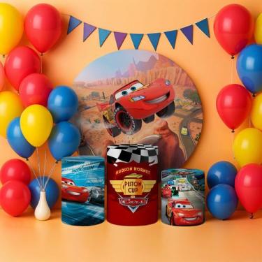 Imagem de Capas Painel Redondo Cilindros Decoração Carros - Genérica