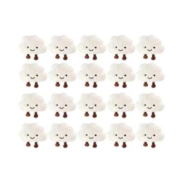 Imagem de Pingente Em Forma De Nuvem, Broche De Pelúcia Fofo, Chaveiro, Charm Pa