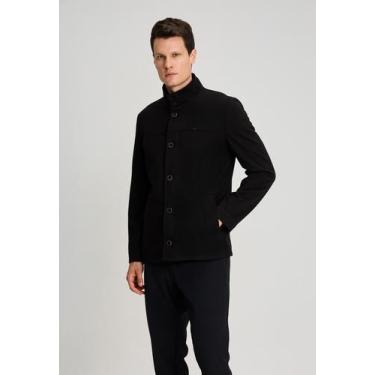 Imagem de Casaco docthos slim curto em malha com meio forro, 003 preto, P