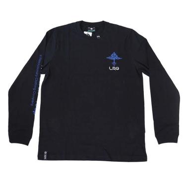 Imagem de Camiseta Manga Longa LRG For Us - Preto-Masculino