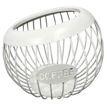 Imagem de Porta Cápsulas de Café Universal Redondo em Ferro 20,5 x 18cm - Clink,