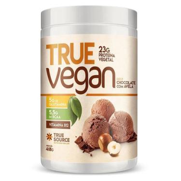 Imagem de True Vegan Proteína Vegetal - 418g Chocolate com Avelã - True Source