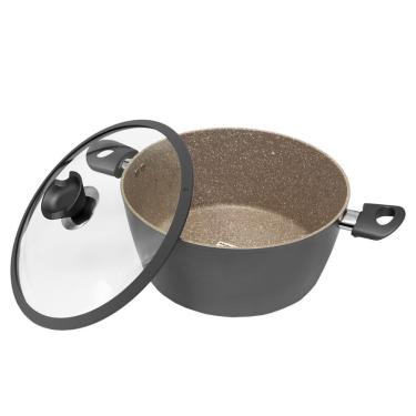 Imagem de Caçarola Orleans em Alumínio com Revestimento em Granito 6,6L Ø28CM para Fogão de Indução