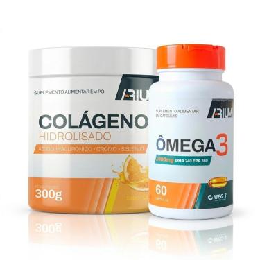 Imagem de Kit Colágeno Hidrolisado 300g + Ômega 3 com 60 Capsulas Arium-Unissex