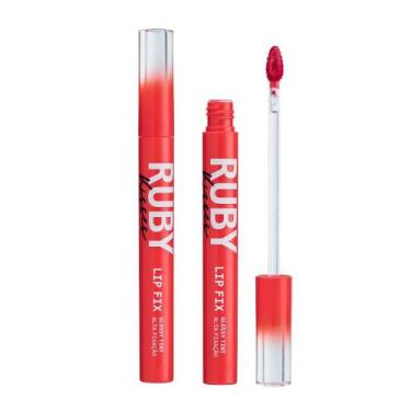 Imagem de Kit Lip Fix Glossy Tint 2 un - Ruby Kisses Cor:Cherry Kiss, Cherry Kis