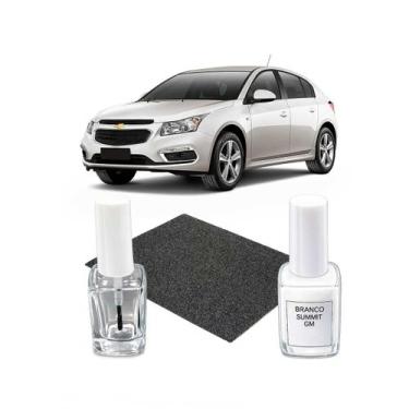 Imagem de Tinta Tira Risco Automotiva Branco Summit GM Onix Joy Cruze -, Cruze S