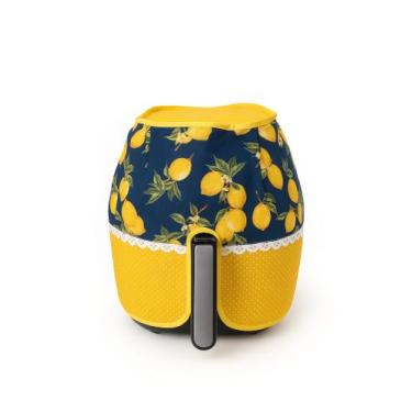 Imagem de Capas de Airfryer 5L - Miguel enxovais, limão fundo azul