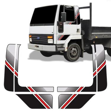 Imagem de Kit Faixa Caminhão Ford Cargo 1991 Adesivo Modelo Original - SPORTINOX