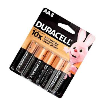 Imagem de Pilha AA pequena alcalina 8 unidades - Duracell