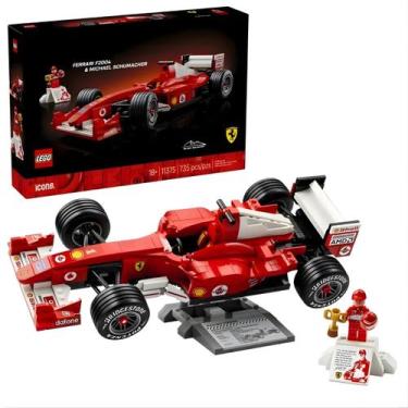 Imagem de Ferrari F2004 Michael Schumacher Icons 735 Peças 11375 Lego