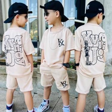 Imagem de Conjunto Infantil de Menino Camiseta e Short 2 Peças - Kvani Joy, 12