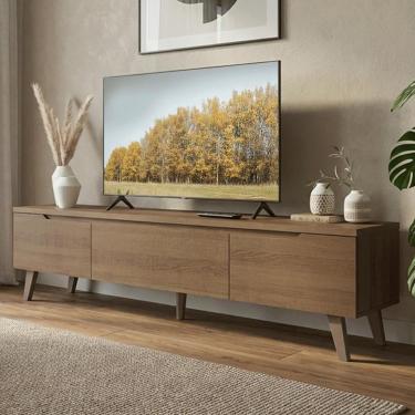 Imagem de Rack para TV até 75 Polegadas 180 cm 2 Portas 1 Gaveta Rustic Dune Madesa