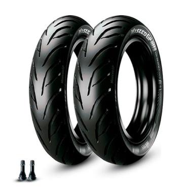 Imagem de Kit Pneu Fazer 130/70-17+110/70-17 Ira Masked+2 Válvulas