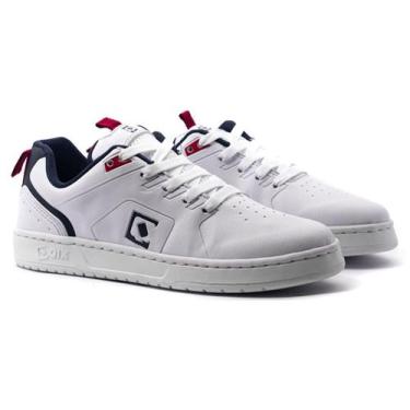 Imagem de Tênis Qix Smash QIX2102 Branco Azul Original Lançamento, 43, Branco, A
