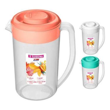 Imagem de Jarra Agua Suco Plástico Vai No Freezer Sanremo 2 Litros