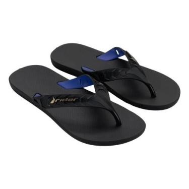 Imagem de Chinelo Menino Rider Street Duo 12431, Preto, Azul, 30