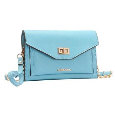 Imagem de Bolsa feminina transversal chenson cg84311, Azul, U